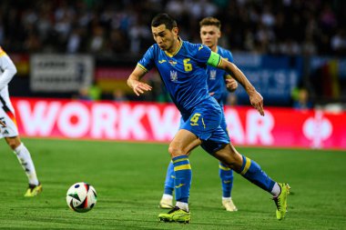 NUREMBERG, GERMANY - 3 Haziran 2024: Max Morlock Stadyumu 'nda Alman-Ukrayna dostluk maçı