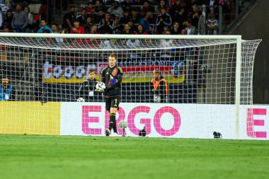 NUREMBERG, GERMANY - 3 Haziran 2024: Max Morlock Stadyumu 'nda Alman-Ukrayna dostluk maçı