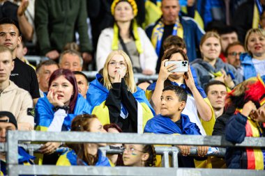 NUREMBERG, GERMANY - 3 Haziran 2024: Max Morlock Stadyumu 'nda Alman-Ukrayna dostluk maçı