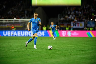 NUREMBERG, GERMANY - 3 Haziran 2024: Max Morlock Stadyumu 'nda Alman-Ukrayna dostluk maçı