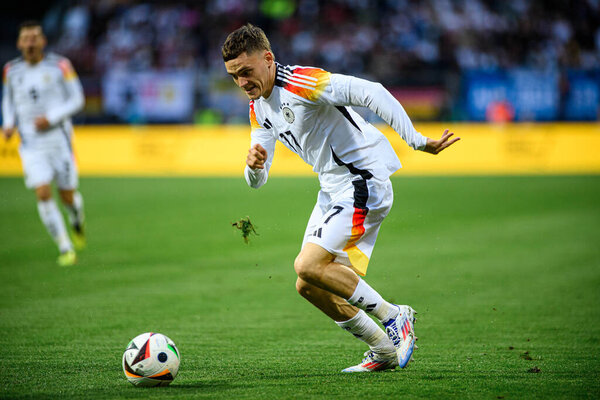 NUREMBERG, GERMANY - 3 JUNE, 2024: Florian Wirtz, The friendly football match German vs Ukraine at Max Morlock Stadium