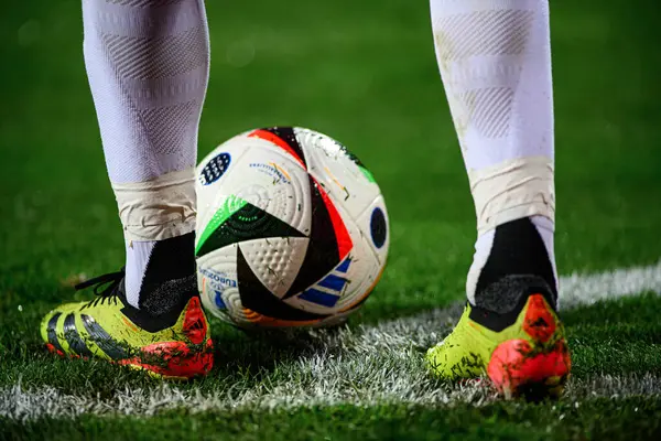 NUREMBERG, GERMANY - 3 Haziran 2024: Max Morlock Stadyumu 'nda Alman-Ukrayna dostluk maçı