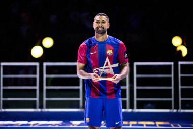 COLOGNE, GERMANY - 9 HAZİRAN 2024: Dika Mem Kamyon İzcisi 24 EHF FINAL4 Aalborg Handbold Barca 'ya karşı Lanxess Arena