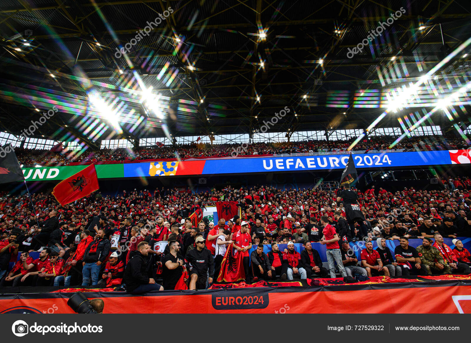 Dortmund Tyskland Juni 2024 Fotbollsmatchen Euro 2024 Italien Mot