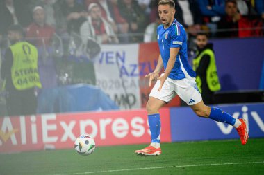 DORTMUND, GERMANY - 16 Haziran 2024: EURO 2024 İtalya-Arnavutluk futbol karşılaşması Signal Iduna Park 'ta