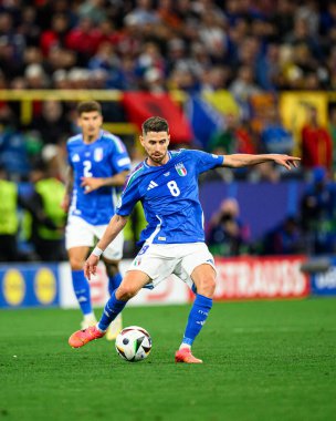DORTMUND, GERMANY - 16 Haziran 2024: EURO 2024 İtalya-Arnavutluk futbol karşılaşması Signal Iduna Park 'ta