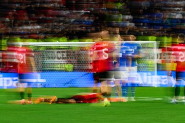 DORTMUND, GERMANY - 16 Haziran 2024: EURO 2024 İtalya-Arnavutluk futbol karşılaşması Signal Iduna Park 'ta