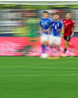 DORTMUND, GERMANY - 16 Haziran 2024: EURO 2024 İtalya-Arnavutluk futbol karşılaşması Signal Iduna Park 'ta