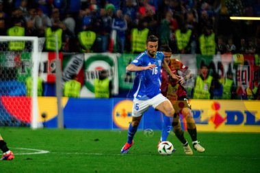 DORTMUND, GERMANY - 16 Haziran 2024: EURO 2024 İtalya-Arnavutluk futbol karşılaşması Signal Iduna Park 'ta