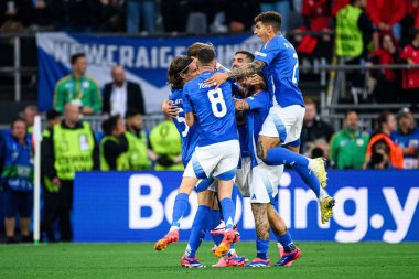 DORTMUND, GERMANY - 16 Haziran 2024: EURO 2024 İtalya-Arnavutluk futbol karşılaşması Signal Iduna Park 'ta