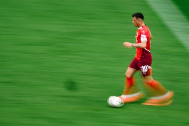 COLOGNE, Almanya - 15 Haziran 2024: Granit Xhaka, EURO 2024 Macaristan - İsviçre maçı Rhein Enerji Stadyumu 'nda