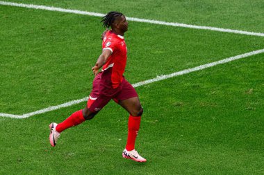 COLOGNE, GERMANY - 15 Haziran 2024: Rhein Enerji Stadyumu 'nda EURO 2024 Macaristan-İsviçre futbol karşılaşması