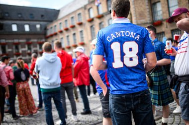 DUESSELDORF, GERMANY - 17 Haziran 2024: EURO 2024 Avusturya - Fransa maçı Mercur Spiel Arena
