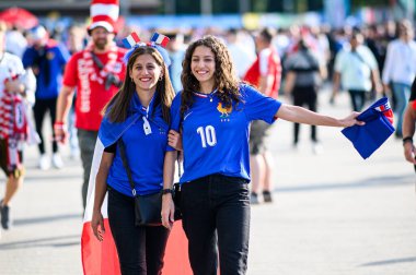 DUESSELDORF, GERMANY - 17 Haziran 2024: EURO 2024 Avusturya - Fransa maçı Mercur Spiel Arena