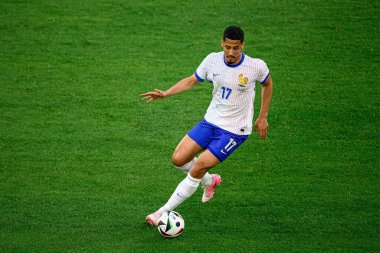 DUESSELDORF, GERMANY - 17 HAZİRAN, 2024: EURO 2024 Avusturya - Fransa maçı Mercur Spiel Arena