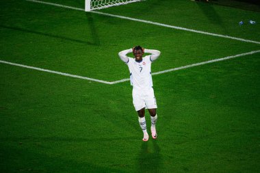 COLOGNE, GERMANY - 19 Haziran 2024: EURO 2024 İskoçya - İsviçre maçı Rhein Enerji Stadyumu 'nda