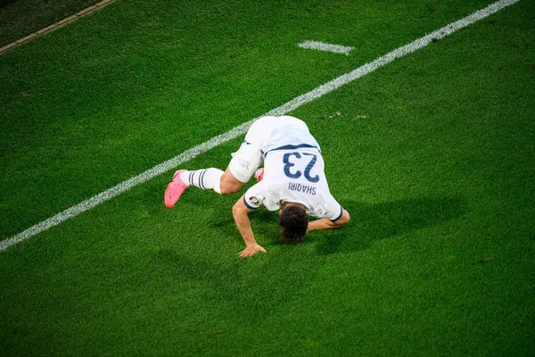 stock image COLOGNE, GERMANY - 19 JUNE, 2024: The football match of EURO 2024 Scotland vs. Switzerland at Rhein Energie Stadio