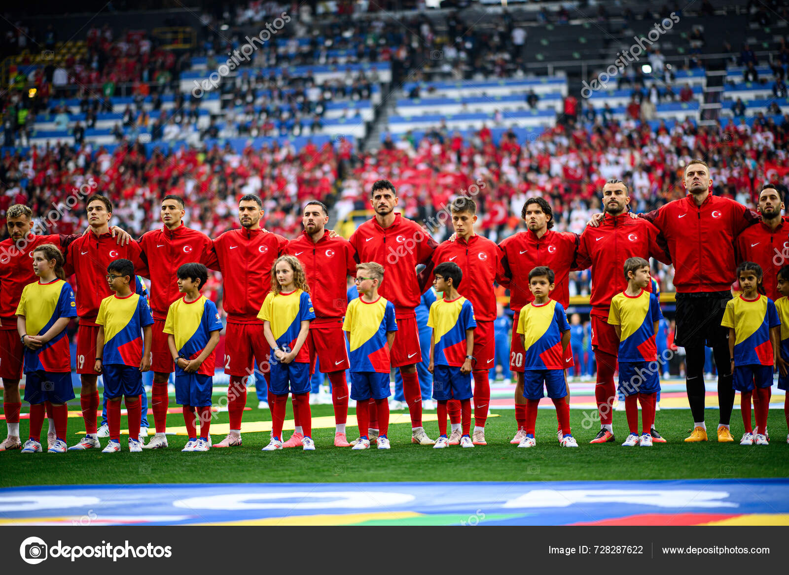 Dortmund Germany June 2024 Football Match Euro 2024 Turkey