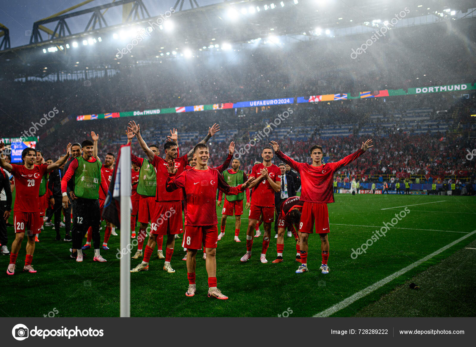 Dortmund Germany June 2024 Football Match Euro 2024 Turkey