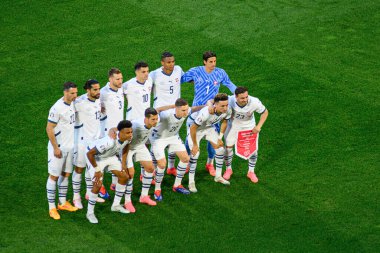 COLOGNE, GERMANY - 19 Haziran 2024: EURO 2024 İskoçya - İsviçre maçı Rhein Enerji Stadyumu 'nda