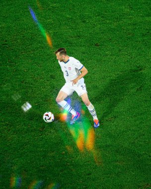 COLOGNE, GERMANY - 19 Haziran 2024: EURO 2024 İskoçya - İsviçre maçı Rhein Enerji Stadyumu 'nda