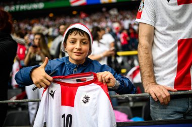 DORTMUND, GERMANY - 18 Haziran 2024: EURO 2024 Türkiye - Gürcistan Signal Iduna Park maçı