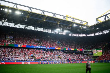 DORTMUND, GERMANY - 18 Haziran 2024: EURO 2024 Türkiye - Gürcistan Signal Iduna Park maçı