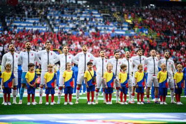 DORTMUND, GERMANY - 18 Haziran 2024: EURO 2024 Türkiye - Gürcistan Signal Iduna Park maçı
