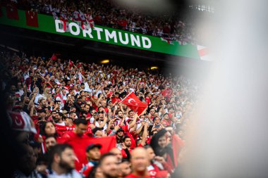 DORTMUND, GERMANY - 18 Haziran 2024: EURO 2024 Türkiye - Gürcistan Signal Iduna Park maçı