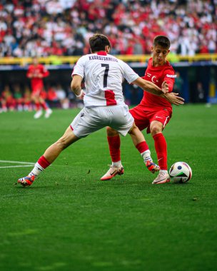 DORTMUND, Almanya - 18 Haziran 2024: EURO 2024 Türkiye - Gürcistan Signal Iduna Par maçı