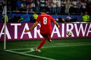 DORTMUND, Almanya - 18 Haziran 2024: EURO 2024 Türkiye - Gürcistan Signal Iduna Par maçı