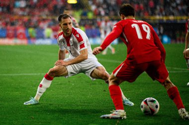 DORTMUND, Almanya - 18 Haziran 2024: EURO 2024 Türkiye - Gürcistan Signal Iduna Par maçı