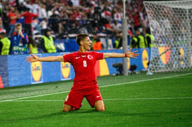 DORTMUND, Almanya - 18 Haziran 2024: EURO 2024 Türkiye - Gürcistan Signal Iduna Par maçı