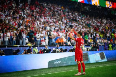 DORTMUND, Almanya - 18 Haziran 2024: EURO 2024 Türkiye - Gürcistan Signal Iduna Par maçı