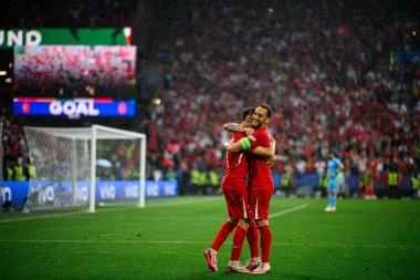 DORTMUND, GERMANY - 18 Haziran 2024: EURO 2024 Türkiye - Gürcistan Signal Iduna Park maçı