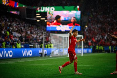 DORTMUND, Almanya - 18 Haziran 2024: EURO 2024 Türkiye - Gürcistan Signal Iduna Par maçı
