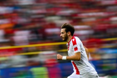 DORTMUND, GERMANY - 19 Haziran 2024: Khvicha Kvaratskhelia, EURO 2024 Türkiye-Gürcistan maçı Signal Iduna Park 'ta