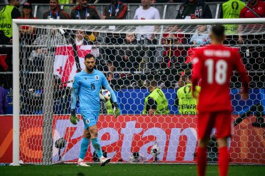 DORTMUND, GERMANY - 19 Haziran 2024: Giorgi Mamardashvili EURO 2024 Türkiye - Gürcistan Signal Iduna Park maçı