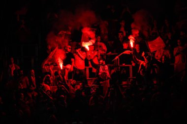 DORTMUND, GERMANY - 19 Haziran 2024: EURO 2024 Türkiye - Gürcistan Signal Iduna Park maçı