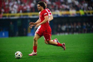 DORTMUND, Almanya - 18 Haziran 2024: EURO 2024 Türkiye - Gürcistan Signal Iduna Par maçı