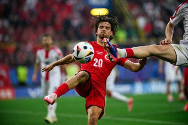 DORTMUND, Almanya - 18 Haziran 2024: EURO 2024 Türkiye - Gürcistan Signal Iduna Par maçı