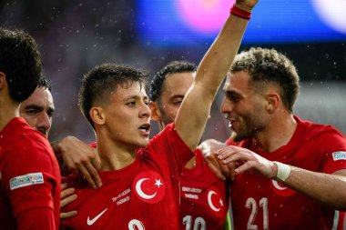 DORTMUND, Almanya - 18 Haziran 2024: EURO 2024 Türkiye - Gürcistan Signal Iduna Par maçı