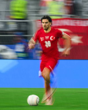 DORTMUND, Almanya - 18 Haziran 2024: EURO 2024 Türkiye - Gürcistan Signal Iduna Par maçı
