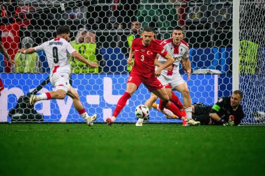 DORTMUND, GERMANY - 19 Haziran 2024: EURO 2024 Türkiye - Gürcistan Signal Iduna Park maçı