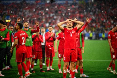 DORTMUND, GERMANY - 18 Haziran 2024: Merih Demiral EURO 2024 Türkiye - Gürcistan Signal Iduna Par maçı