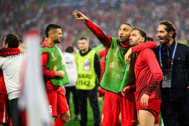 DORTMUND, Almanya - 18 Haziran 2024: EURO 2024 Türkiye - Gürcistan Signal Iduna Par maçı