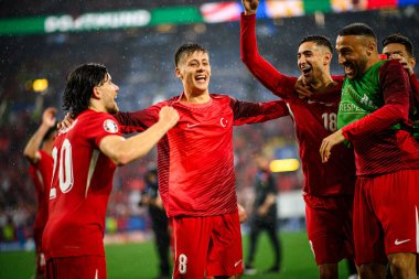 DORTMUND, Almanya - 18 Haziran 2024: EURO 2024 Türkiye - Gürcistan Signal Iduna Par maçı