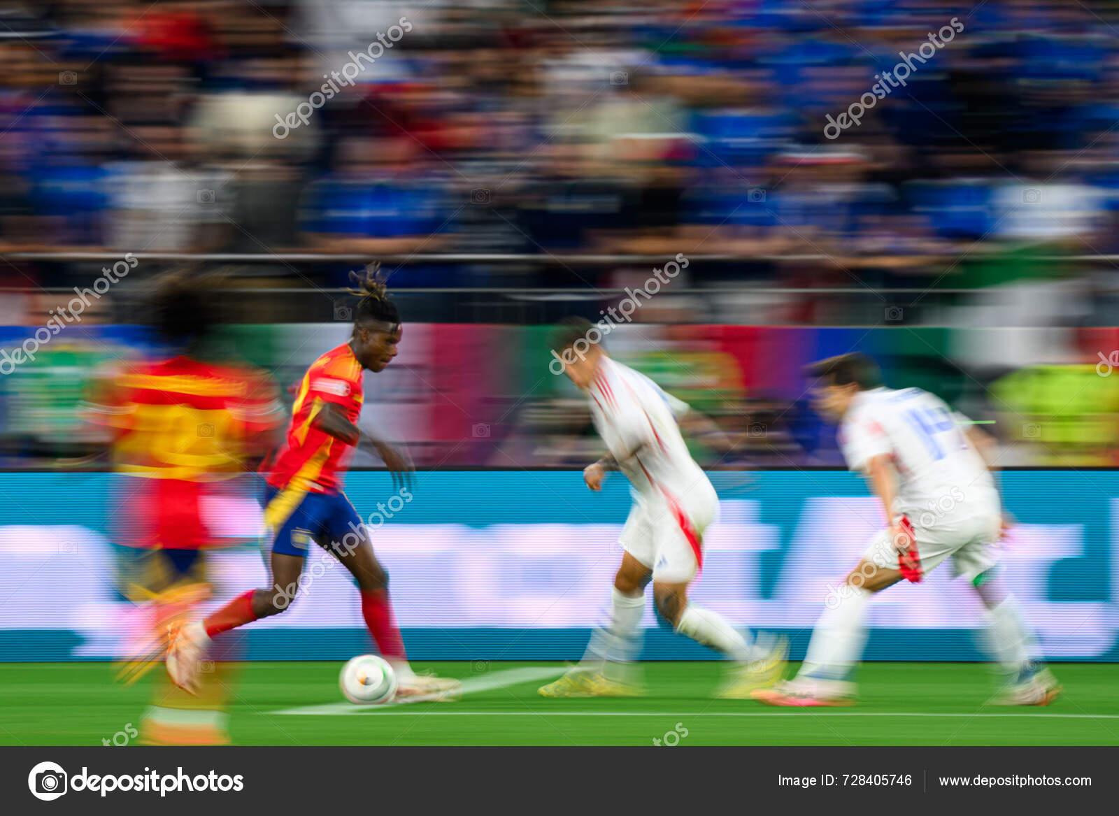 Gelsenkirchen Germany June 2024 Football Match Euro 2024 Spain Italy