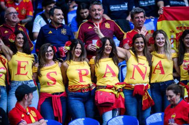 GELSENKIRCHEN, ALMANY - 20 HAZİRAN, 2024: EURO 2024 İspanya, Veltins Arena 'da İtalya' ya karşı.