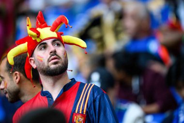 GELSENKIRCHEN, ALMANY - 20 HAZİRAN, 2024: EURO 2024 İspanya, Veltins Arena 'da İtalya' ya karşı.